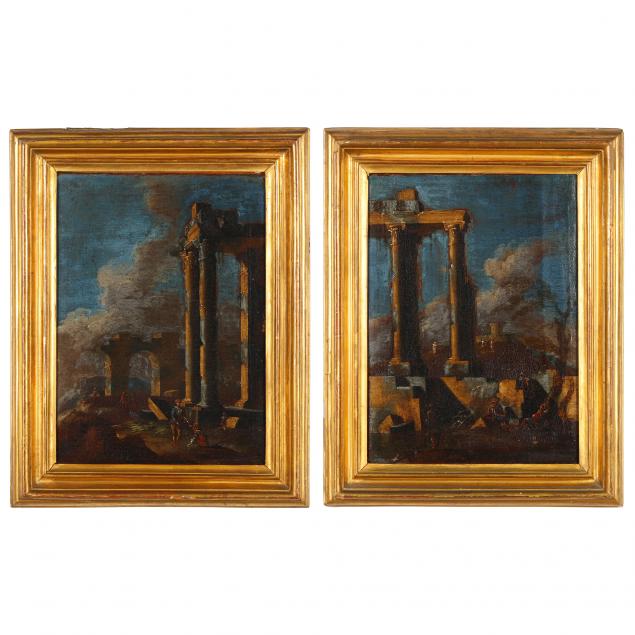 italian-school-19th-century-two-capriccio-paintings-with-figures-and-ruins
