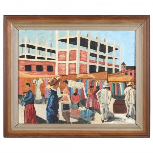 vintage-painting-of-figures-at-an-outdoor-market