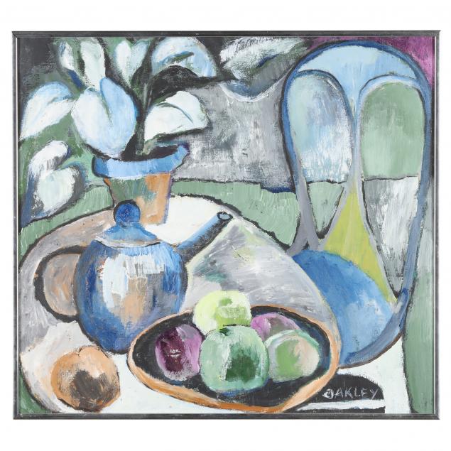 sid-oakley-nc-1932-2004-still-life-with-tea-and-fruit