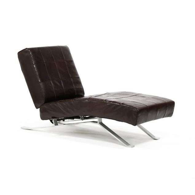 modern-leather-and-steel-chaise-lounge