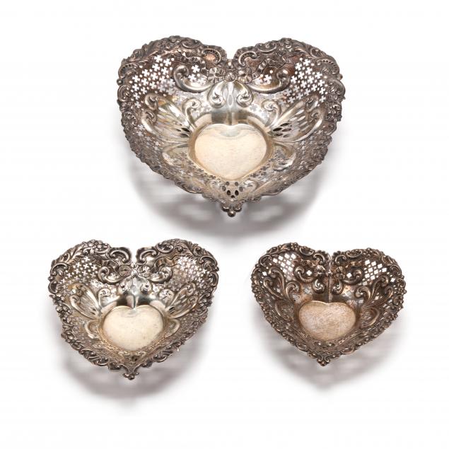 three-gorham-sterling-silver-reticulated-heart-dishes