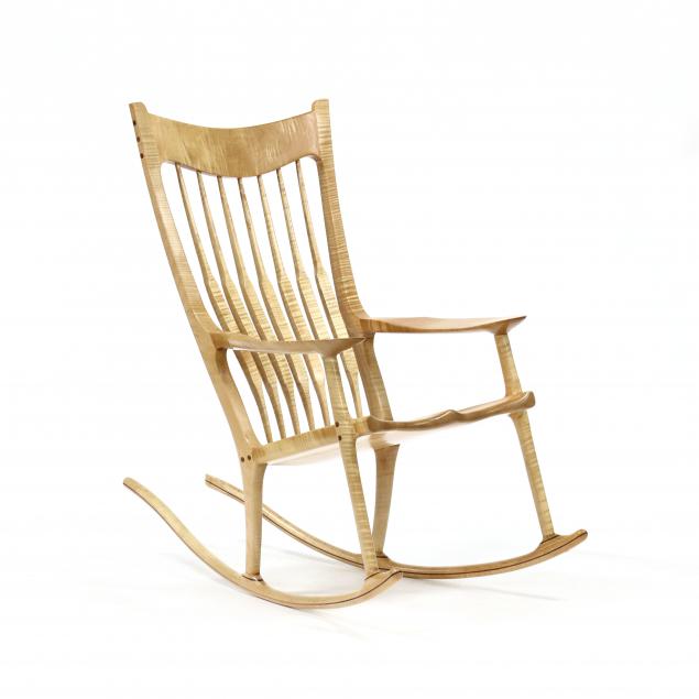 after-sam-maloof-high-craft-tiger-maple-rocking-chair