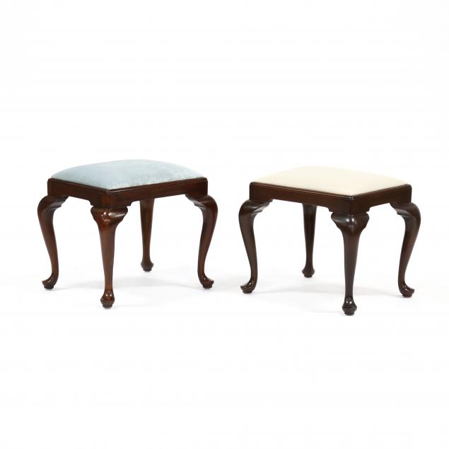 pair-of-queen-anne-style-mahogany-stools