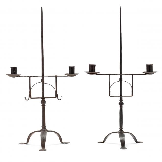 near-pair-of-colonial-iron-candlesticks