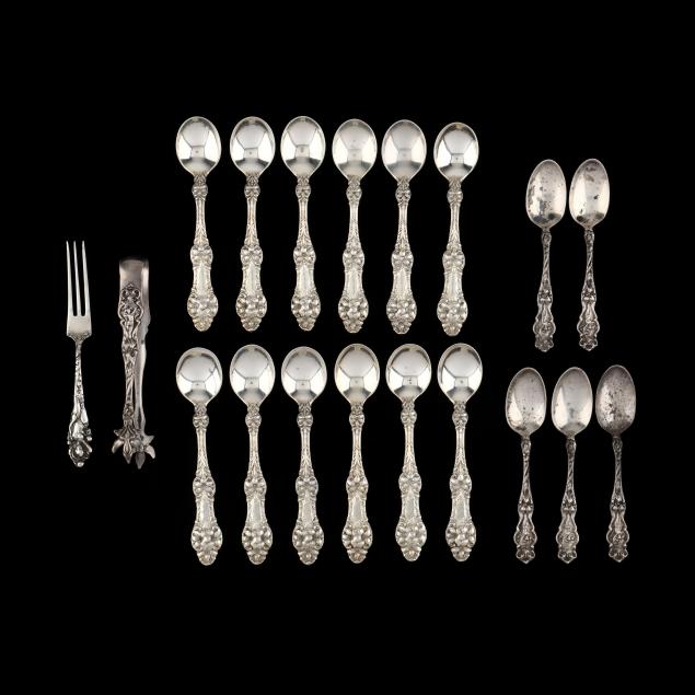 a-grouping-of-american-sterling-silver-flatware