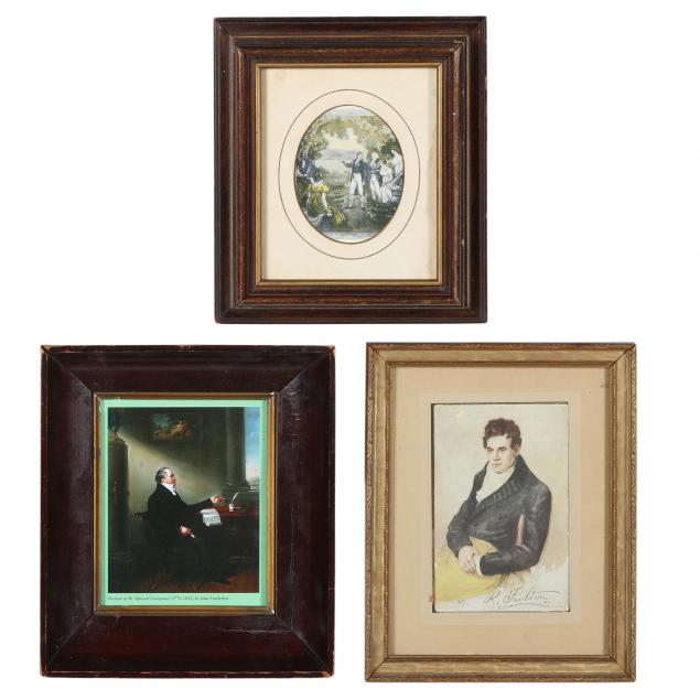 three-vintage-miniature-prints-after-regency-paintings