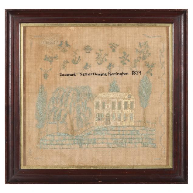 antique-needlework-sampler-susanna-satterthwaite-farrington-1824