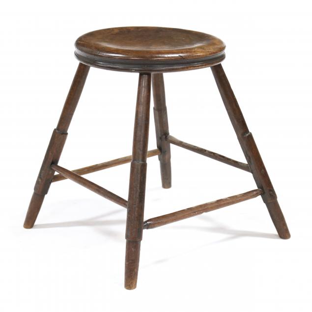 southern-antique-walnut-splayed-leg-stool