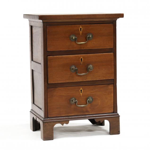 a-custom-chippendale-style-child-s-walnut-chest-of-drawers