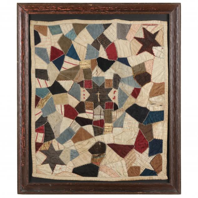 framed-antique-crazy-quilt