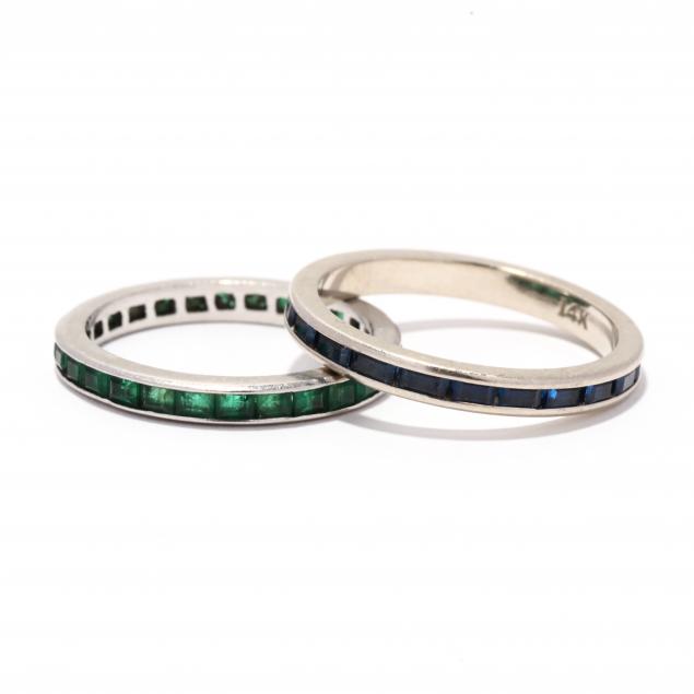 two-gem-set-eternity-bands