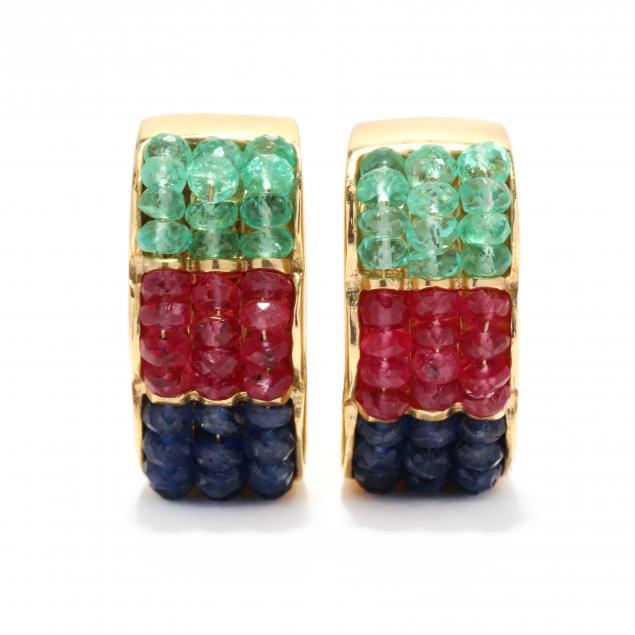 gold-and-gem-set-earrings-italy