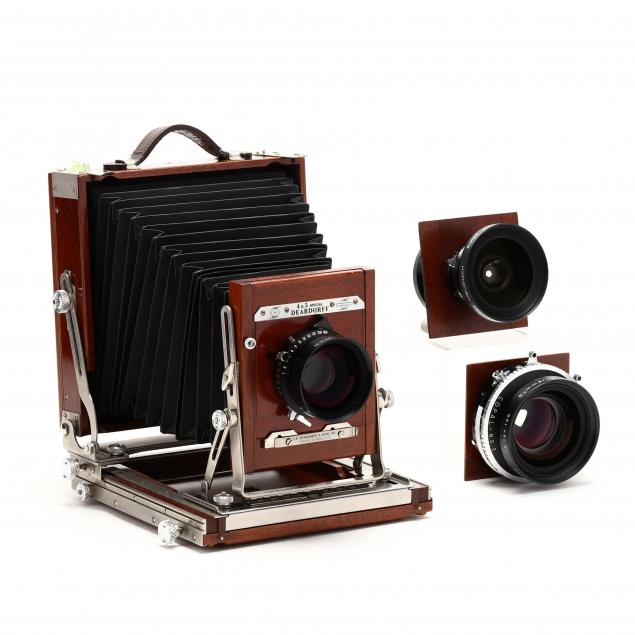l-f-deardorff-4-x-5-in-i-special-i-bellows-camera-and-three-lens-field-kit