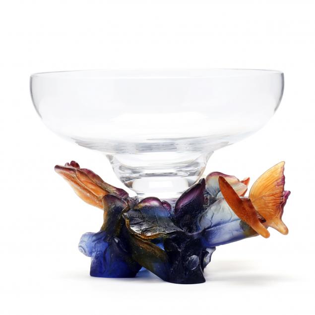daum-i-coupe-papillon-i-pate-de-verre-crystal-bowl