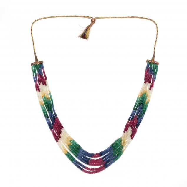 multi-strand-gemstone-necklace
