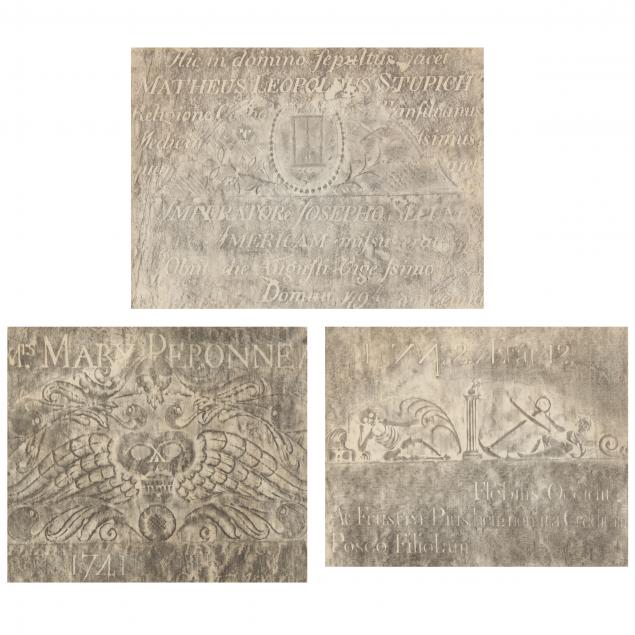 three-cemetery-grave-rubbings-from-charleston-south-carolina