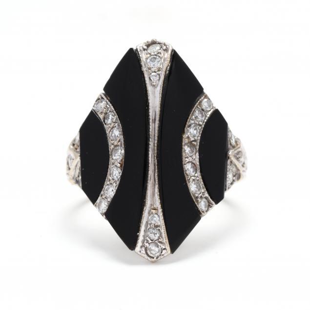 vintage-white-gold-black-onyx-and-diamond-ring