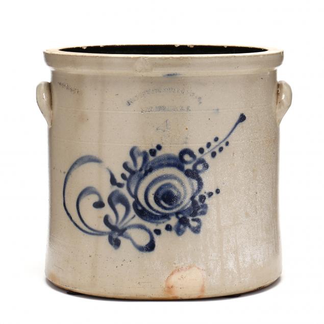 four-gallon-crock-fort-edward-pottery-co