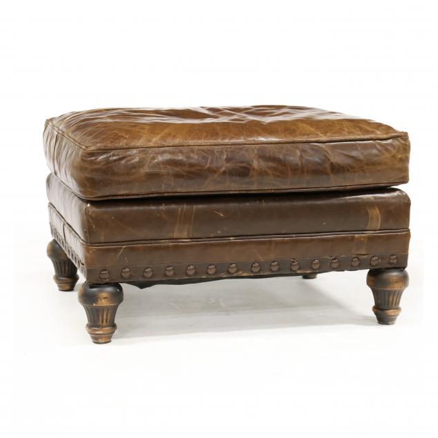 leather-upholstered-ottoman