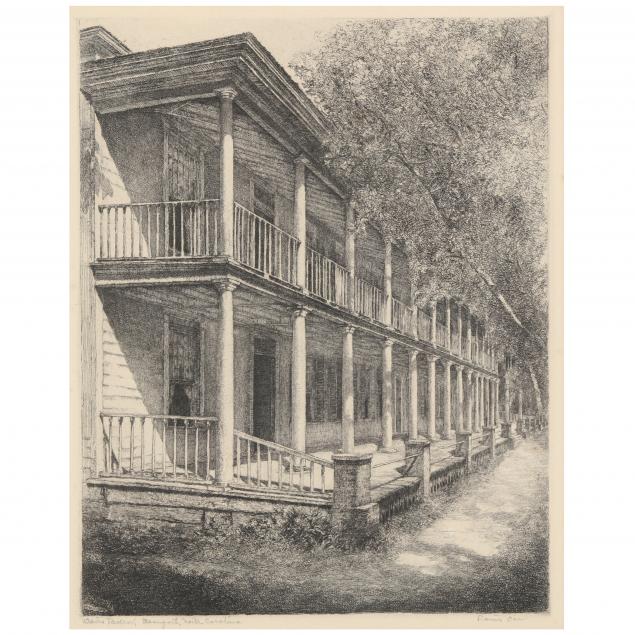 louis-orr-american-1879-1961-i-davis-house-18th-century-tavern-beaufort-north-carolina-i