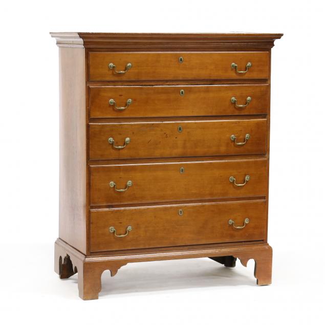 new-england-chippendale-maple-chest-of-drawers