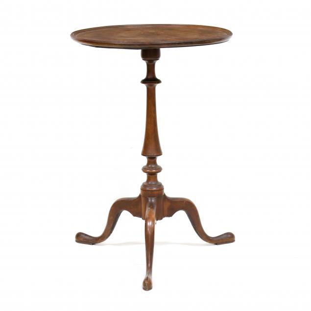 new-england-queen-anne-mahogany-dish-top-candlestand
