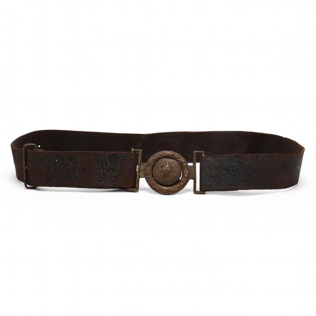 two-piece-1850s-militia-belt-plate-on-original-leather