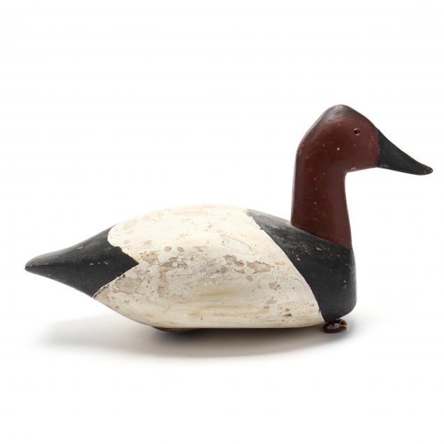 winton-thompson-nc-high-head-canvasback-drake-working-decoy