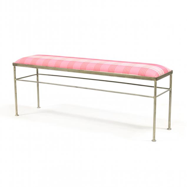 contemporary-upholstered-steel-bench