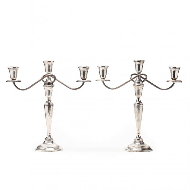 pair-of-weighted-sterling-silver-three-light-candelabra