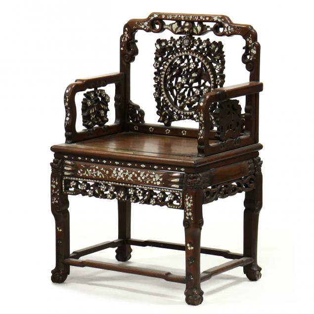 chinese-mother-of-pearl-inlaid-throne-chair