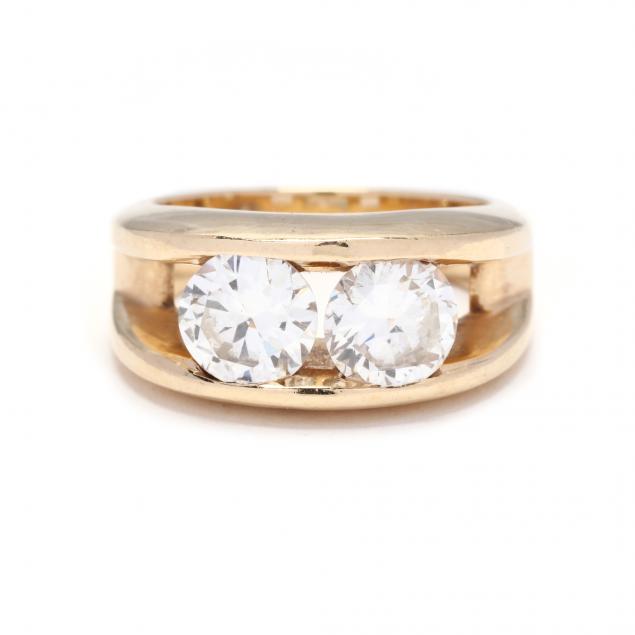 gold-and-two-stone-diamond-ring