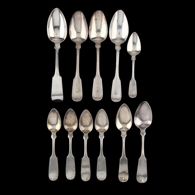 a-grouping-of-alabama-coin-silver-spoons