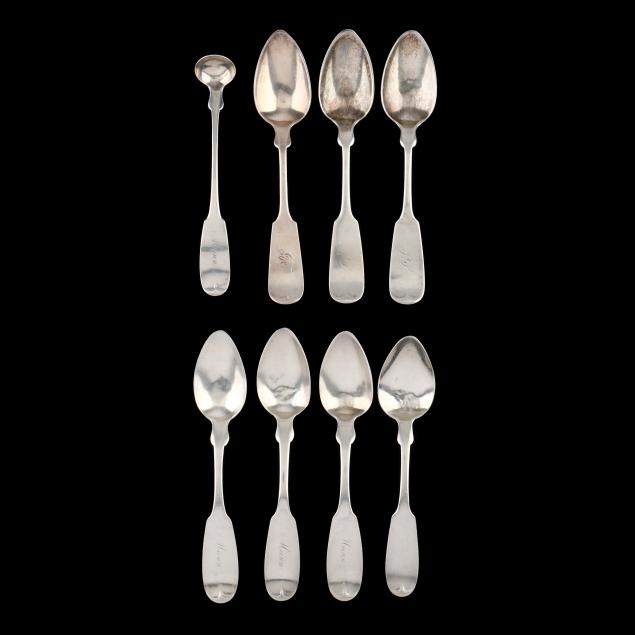 a-grouping-of-alabama-coin-silver-teaspoons