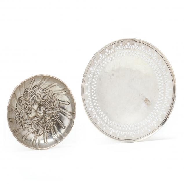 two-sterling-silver-dishes