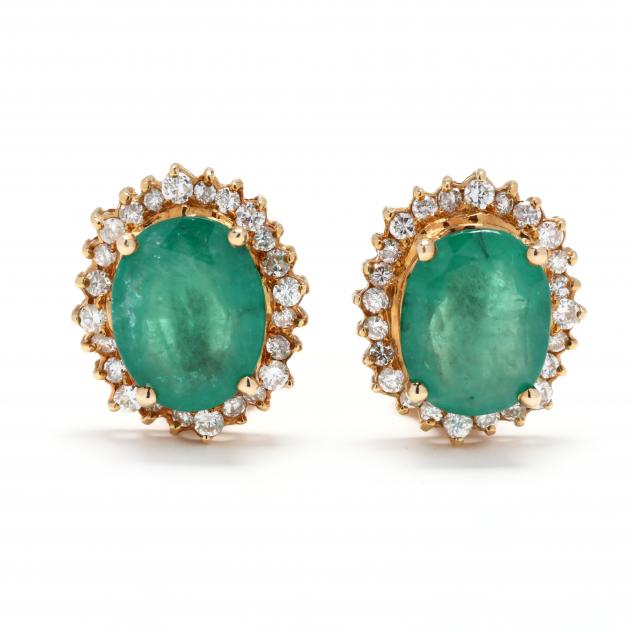 gold-emerald-and-diamond-earrings