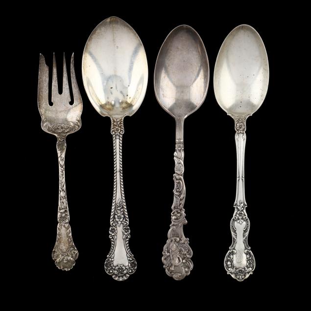 four-gorham-sterling-silver-servers