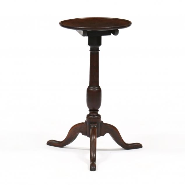 antique-georgian-oak-candle-stand