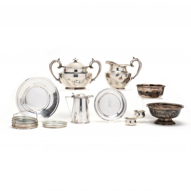 a-group-of-vintage-sterling-silver-table-accessories