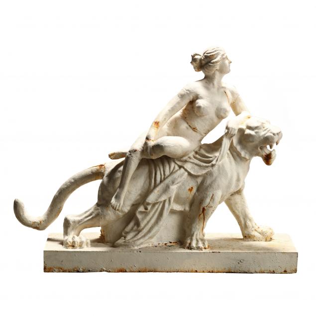 classical-style-cast-iron-garden-sculpture-of-ariadne-and-tiger