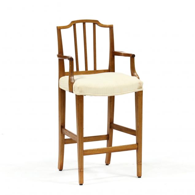 custom-federal-style-mahogany-inlaid-child-s-high-chair