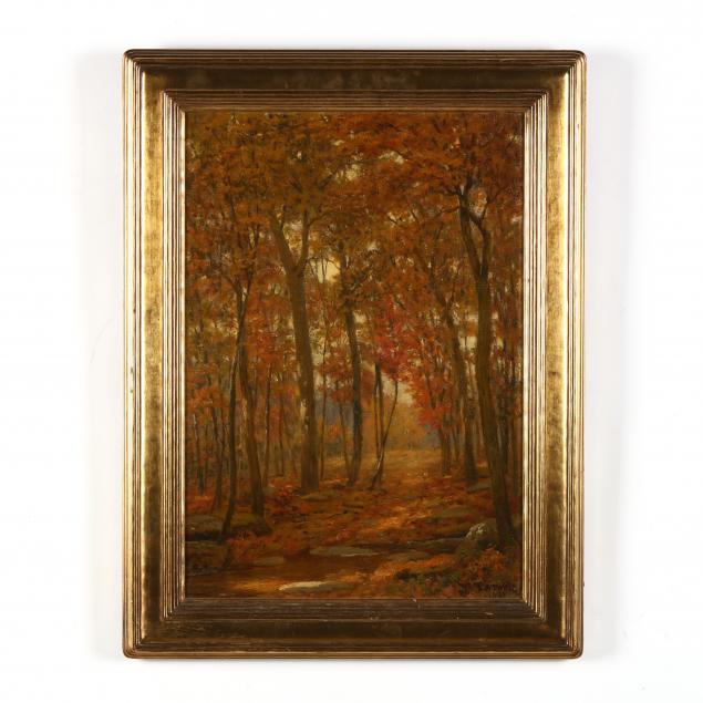 Eugene Alonzo Poole (American, 1841-1912), Forest Interior (Lot 161 ...