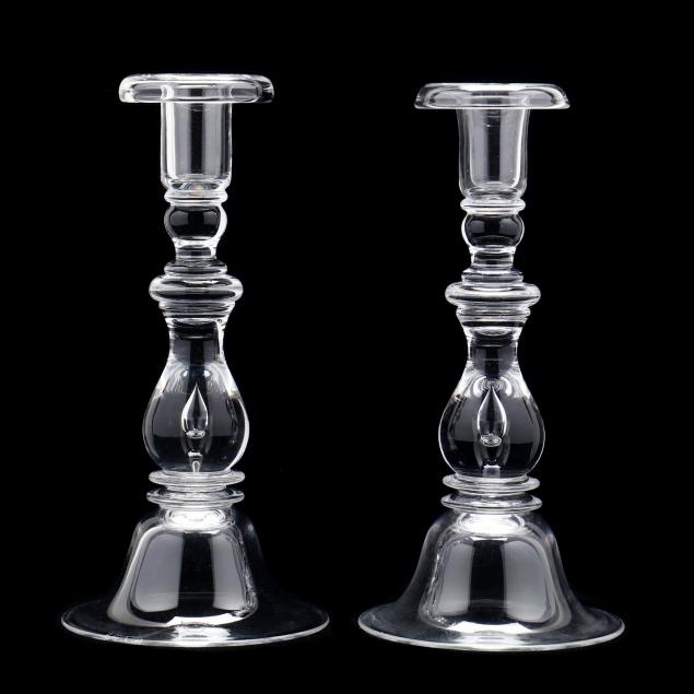 steuben-pair-of-baluster-teardrop-candlesticks