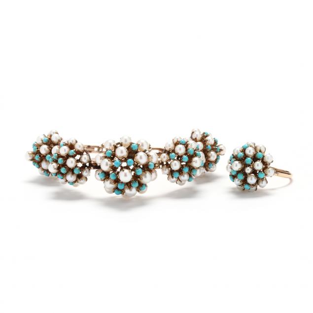 gold-pearl-and-turquoise-bracelet-and-ring