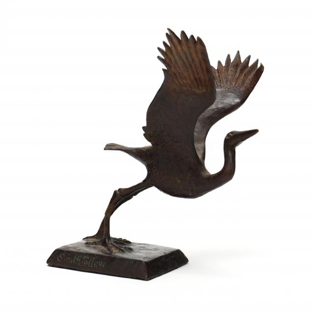 elliot-offner-american-1931-2010-i-great-blue-heron-i-miniature