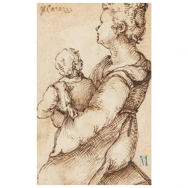 bolognese-school-17th-century-sketch-of-a-mother-and-child