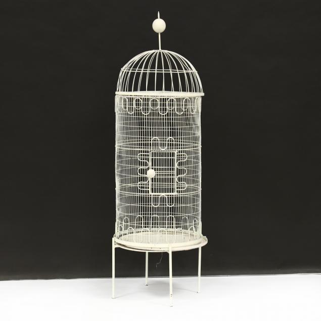 frederic-weinberg-american-20th-century-wire-bird-cage