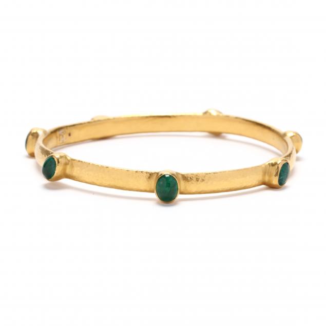 high-karat-gold-and-emerald-i-skittle-i-bangle-bracelet-gurhan