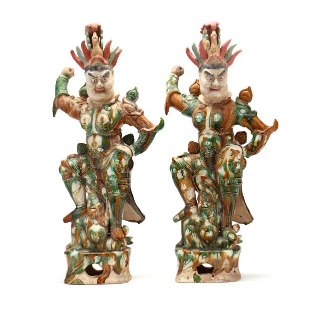pair-of-chinese-tomb-guardian-figures