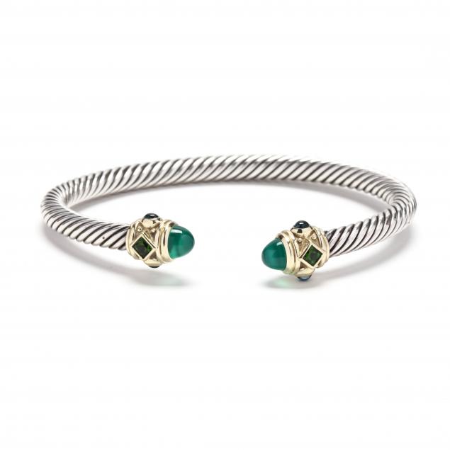 silver-gold-and-gem-set-bracelet-david-yurman